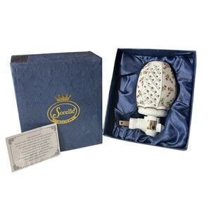 Sorelle Fine Porcelain Night Light  Candy Canes Original Box 5" READ